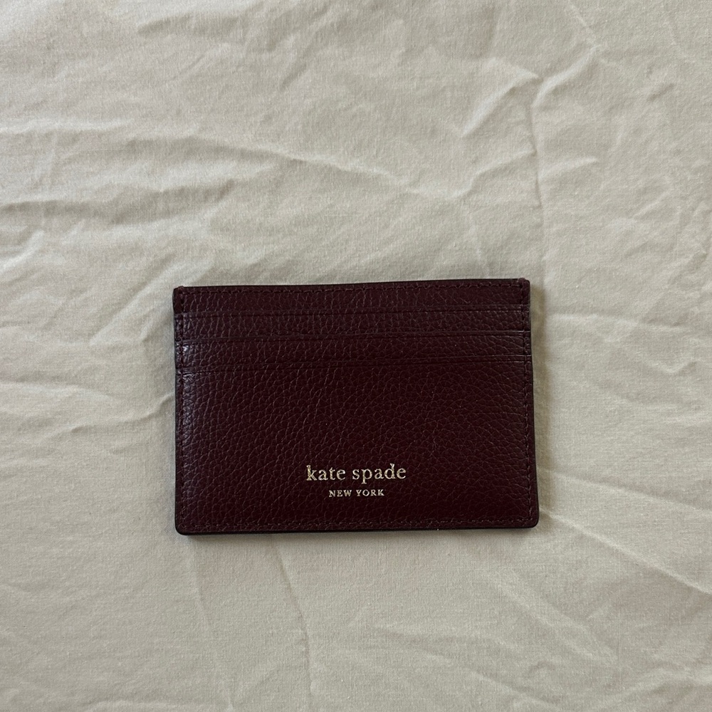 Kate Spade Deep Burgundy Putse and Cardholder - Picture 2 of 5